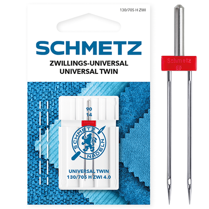 Schmetz | Sewing Machine Needles | Universal Twin 90(14) 4.0mm