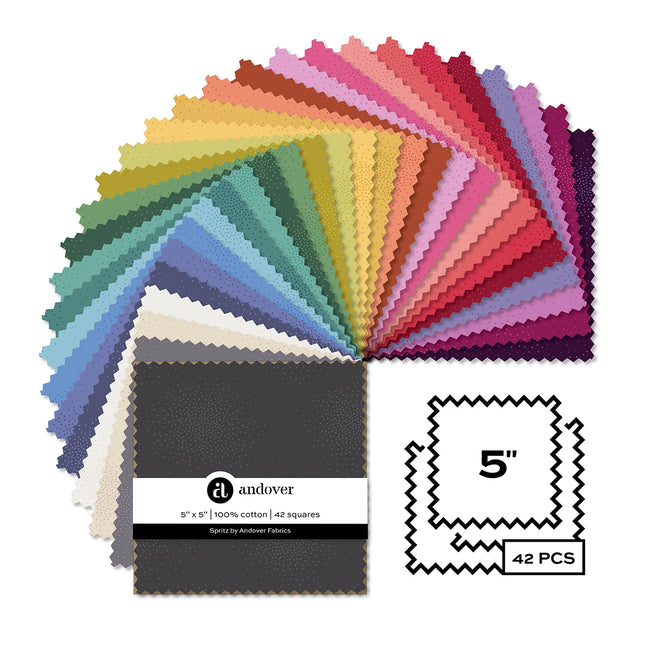 Makower | Spritz | 5'' Charm Pack