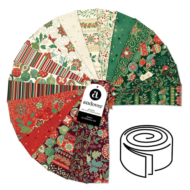 Makower | Adorn | 2.5'' Jelly Roll