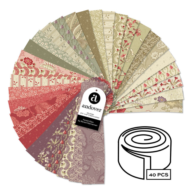 Renee Nanneman | Forest Glen | 2.5'' Jelly Roll (40)