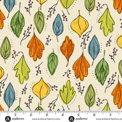 Makower | Harvest Home | Fall Foliage | Cream