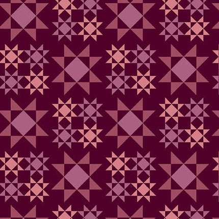 Makower | Balade en prairie | Étoile dentelée | Framboise