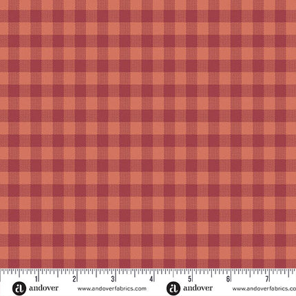 Edyta Sitar | Quiltessentials | Gingham | Blood Orange