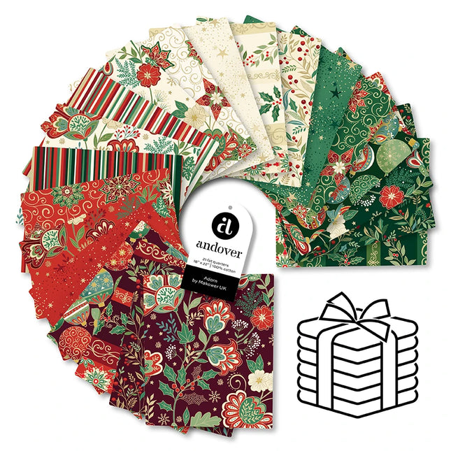 Makower | Adorn | Fat Quarter Pack (21)