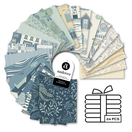 Makower | Driftwood | Fat Quarter Bundle (24)