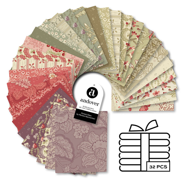 Renee Nanneman | Forest Glen | Fat Quarter Pack (32)