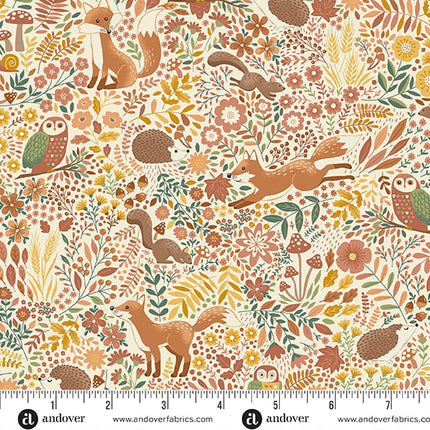 Makower Hello Autumn | Wild Wood | Crème