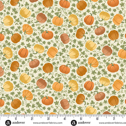 Makower Hello Autumn | Pumpkin Spice | Cream