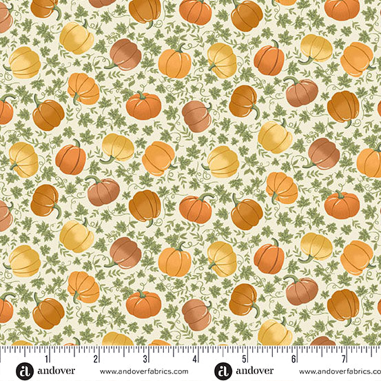 Makower Hello Autumn | Pumpkin Spice | Cream