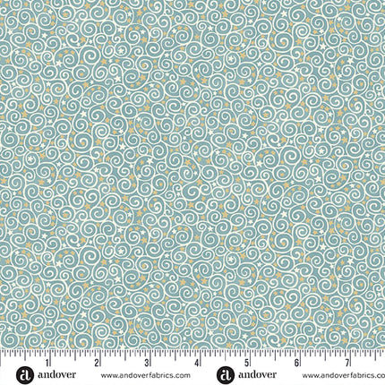 Makower | Charmed | Scroll | Teal