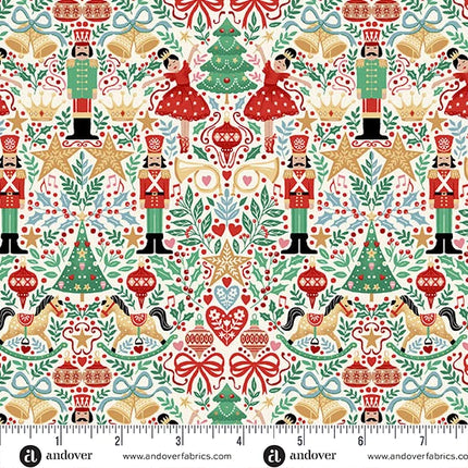 Makower | The Nutcracker | Sugar Plum | Cream
