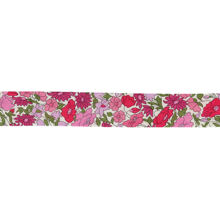 Liberty Cotton Lawn Bias Binding | 20mm | Poppy Forest C PRE ORDER END OF AUG