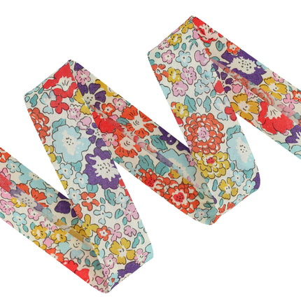 Liberty Cotton Lawn Bias Binding | 20mm | Michelle A PRE ORDER END OF AUG