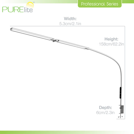 Purelite | Ultra-Bright Lamp | Astra Twin Long Reach