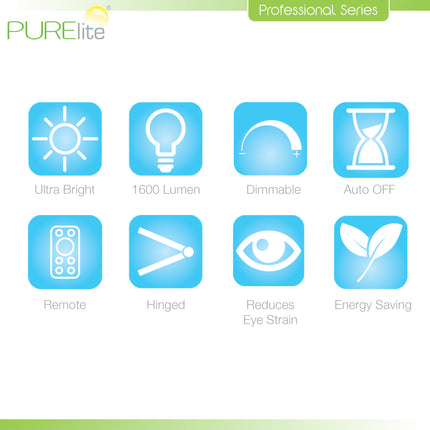 Purelite | Ultra-Bright Lamp | Astra Twin Long Reach