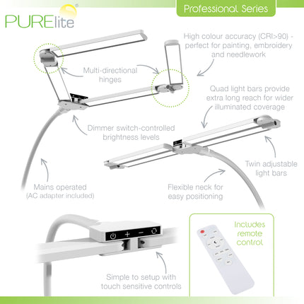 Purelite | Ultra-Bright Lamp | Aurora Quad 3-in-1