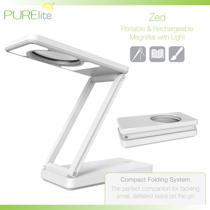 Purelite | Ultra-Bright Magnifying Light | Zed Portable