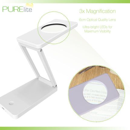 Purelite | Ultra-Bright Magnifying Light | Zed Portable