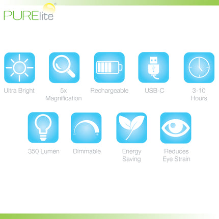 Purelite | Ultra-Bright Magnifying Light | Nova Hand-Held