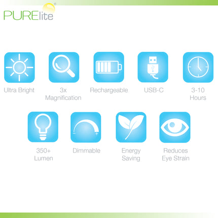 Purelite | Ultra-Bright Magnifying Light | Cobra Multi-Position