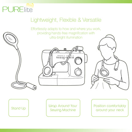 Purelite | Ultra-Bright Magnifying Light | Cobra Multi-Position