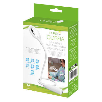 Purelite | Ultra-Bright Magnifying Light | Cobra Multi-Position