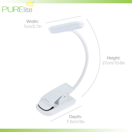 Purelite | Ultra-Bright Lamp | Clip Portable Light