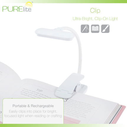 Purelite | Ultra-Bright Lamp | Clip Portable Light
