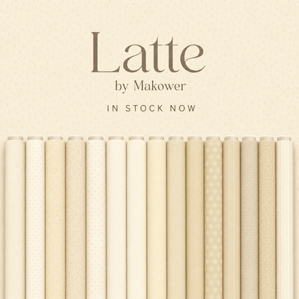 Makower | Latte | Fat Quarter Pack (16)