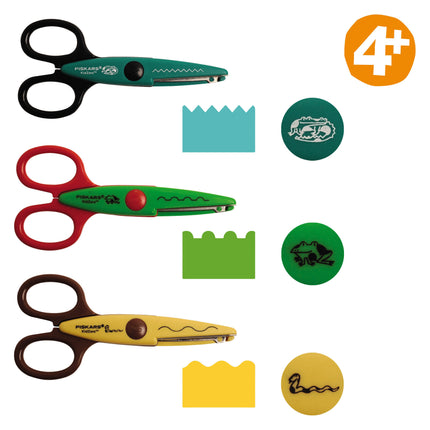 Fiskars | Scissors | Kidzors Swamp Animals 3 Pieces