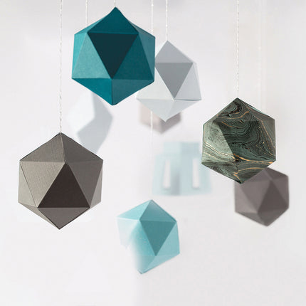 Fiskars | Template | 3D Paper Gem Geode