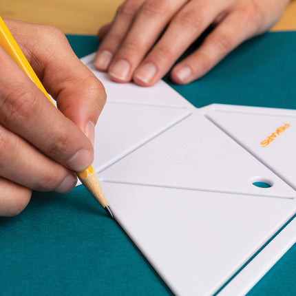 Fiskars | Template | 3D Paper Gem Diamond