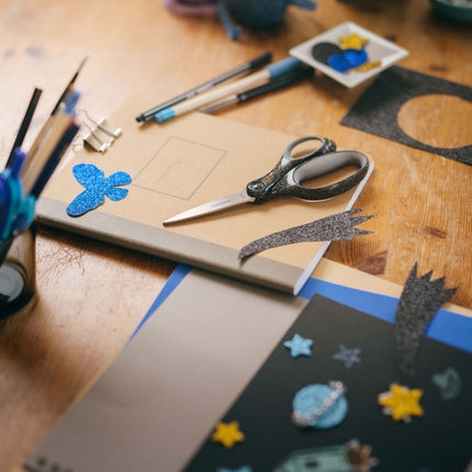 Fiskars | Scissors | School Glitter Black 18cm