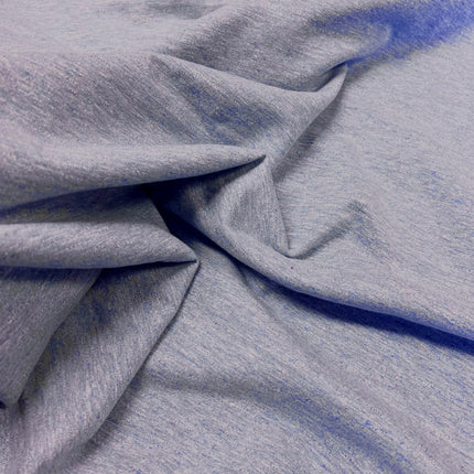 Cosy Melange Sweatshirting - Blue - Hollies Haberdashery UK