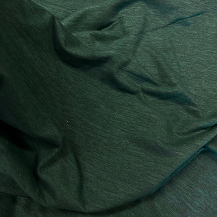 Cosy Melange Sweatshirting - Bottle Green - Hollies Haberdashery UK
