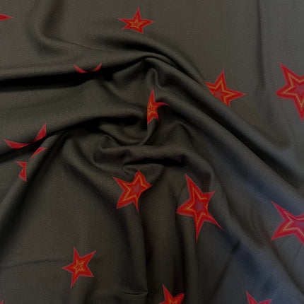 *NEW* Star Viscose - Black - Hollies Haberdashery UK
