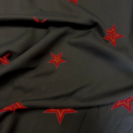 *NEW* Star Viscose - Black - Hollies Haberdashery UK