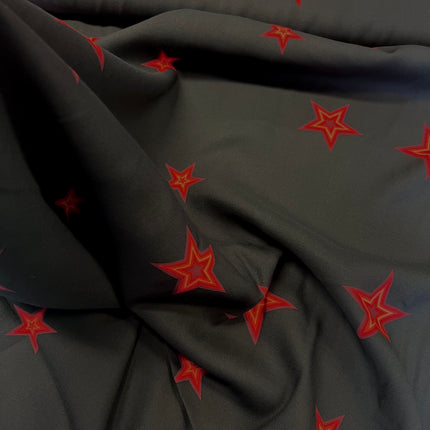 *NEW* Star Viscose - Black - Hollies Haberdashery UK
