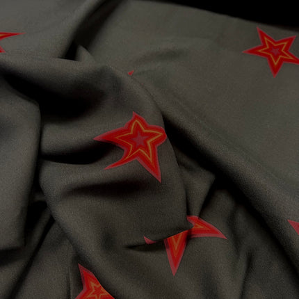 *NEW* Star Viscose - Black - Hollies Haberdashery UK