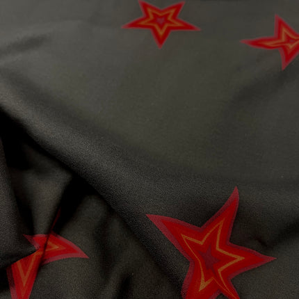 *NEW* Star Viscose - Black - Hollies Haberdashery UK