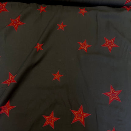 *NEW* Star Viscose - Black - Hollies Haberdashery UK
