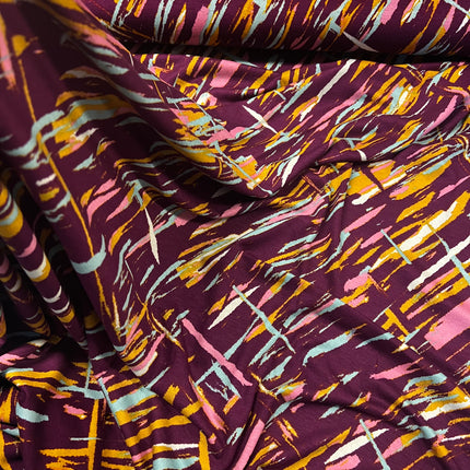 *NEW* Damson Viscose Jersey - Hollies Haberdashery UK