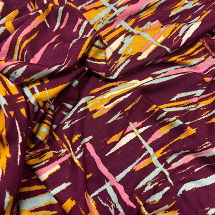 *NEW* Damson Viscose Jersey - Hollies Haberdashery UK