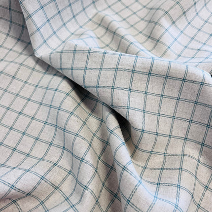 Country Linen | Plaid | Teal - Hollies Haberdashery