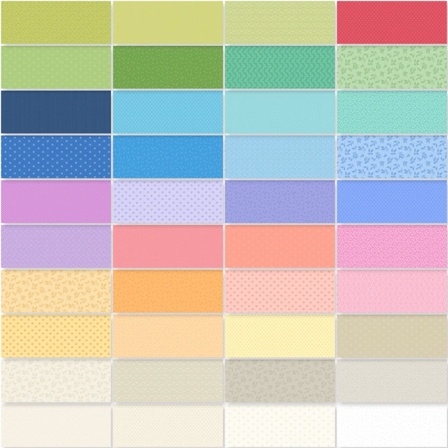 Makower | Plain & Simple | Fat Quarter Pack (40)