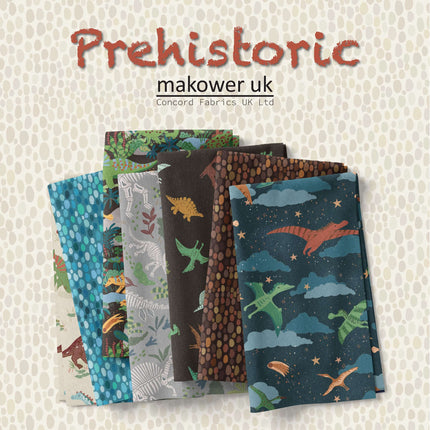 Makower | Prehistoric | 5'' Charm Pack