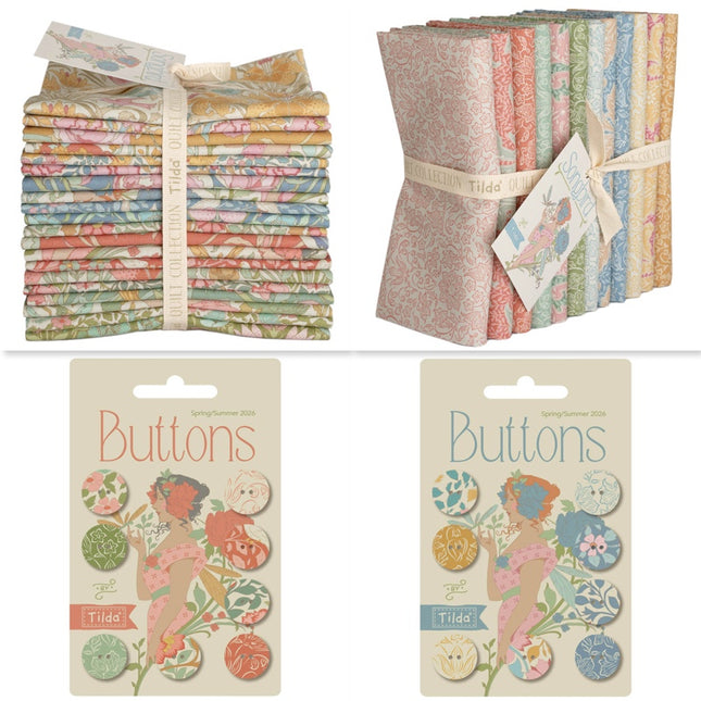 Tilda Songbird | Fat Quarter Collection Pack PRE ORDER FEB