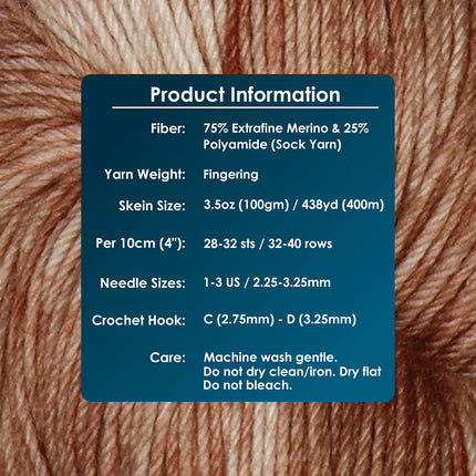 KnitPro Symfonie Yarns | Terra | 4 Ply | Mocha 2033