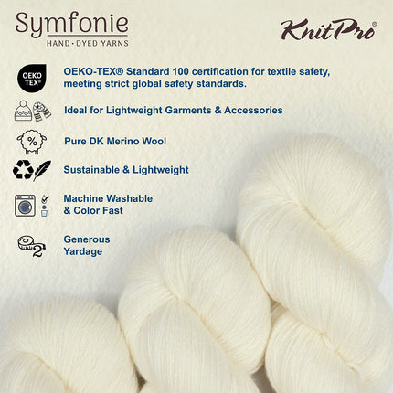 KnitPro Symfonie Yarns | Viva | DK | Jasmine 1001