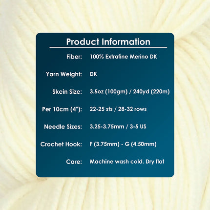 KnitPro Symfonie Yarns | Viva | DK | Jasmine 1001